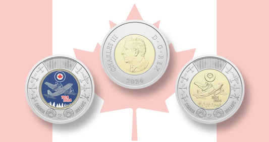 ✈️ Ny 2-dollarsmønt fejrer Royal Canadian Air Force's 100-års jubilæum! ✈️