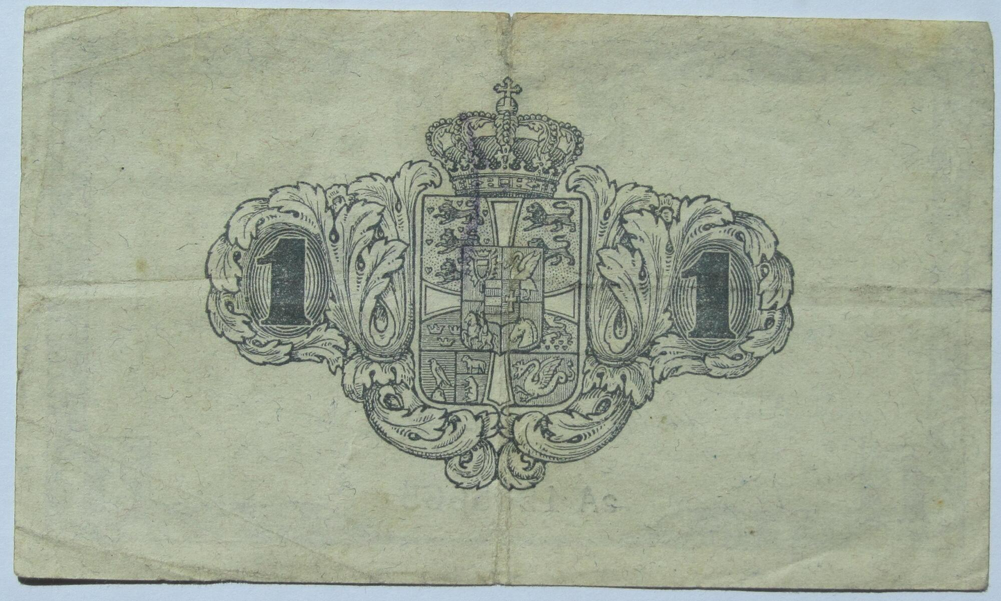 Få den eneste 1-kroneseddel i Danmarkshistorien!