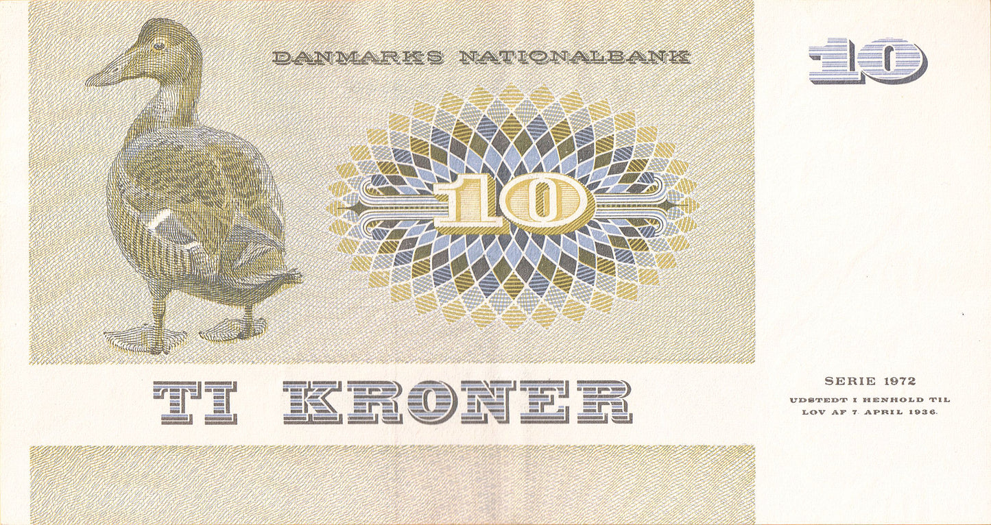 "Andetieren" Danmarks sidste 10-kroneseddel