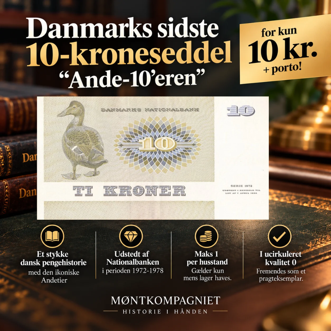 "Andetieren" Danmarks sidste 10-kroneseddel