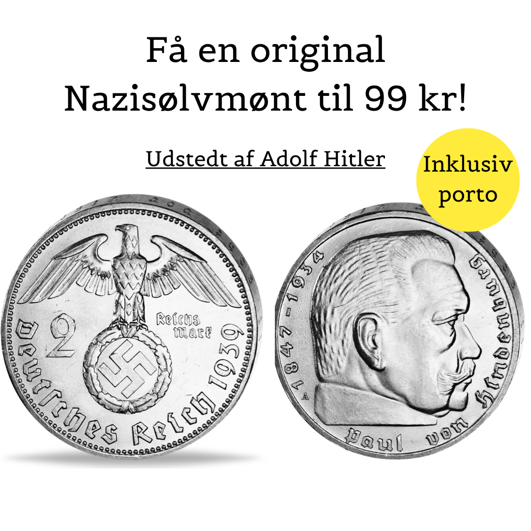 Hitlers Nazisølv - 2 Reichsmark 1936-1939!