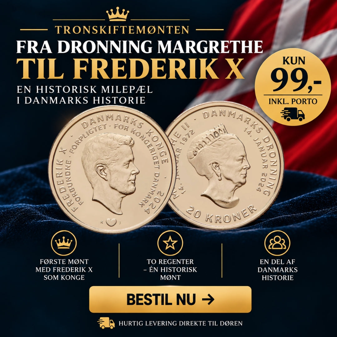 Få Kong Frederiks Tronskiftemønt!