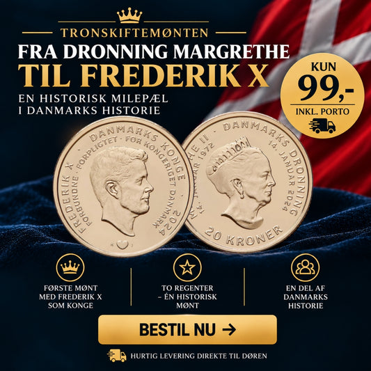 Få Kong Frederiks Tronskiftemønt!