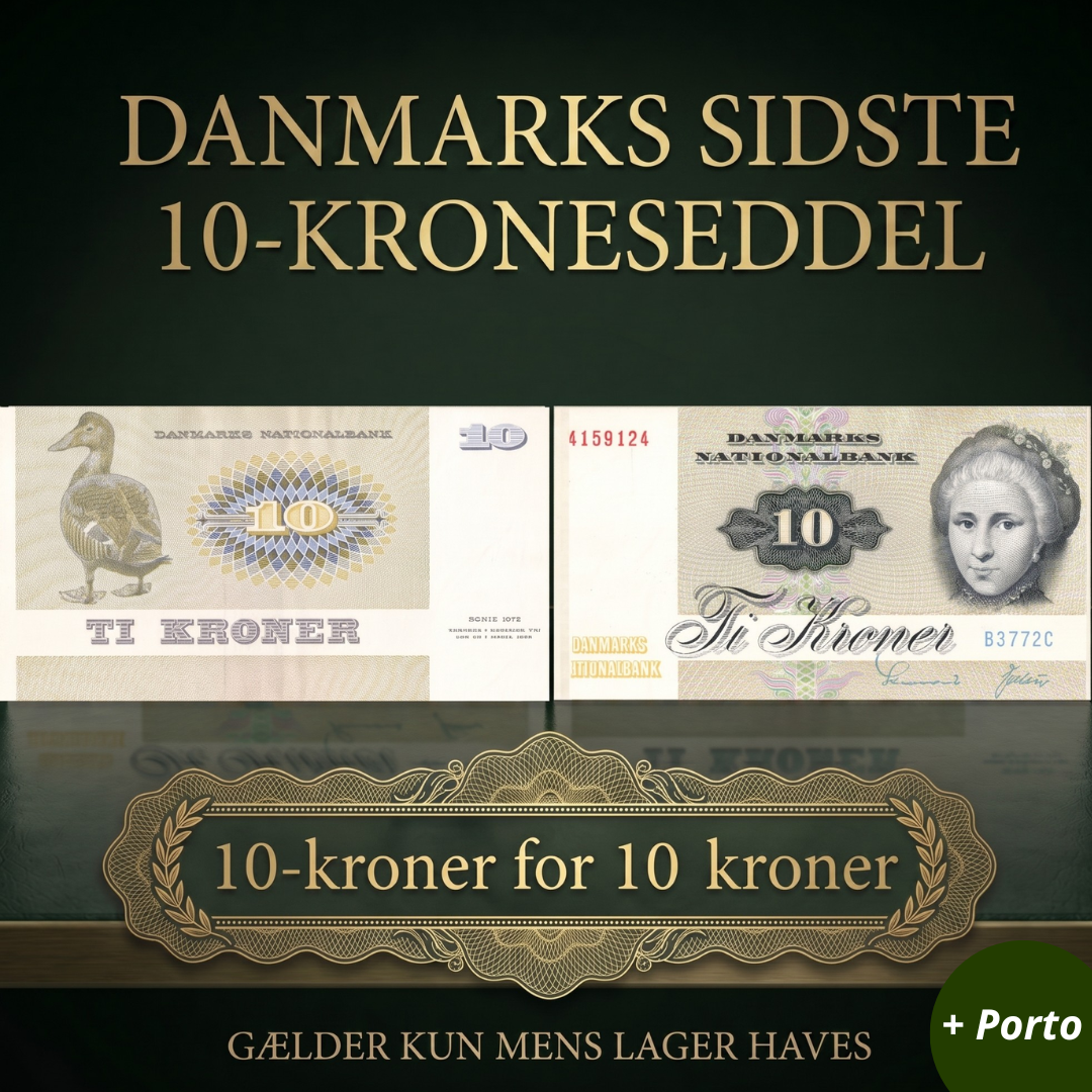"Andetieren" Danmarks sidste 10-kroneseddel